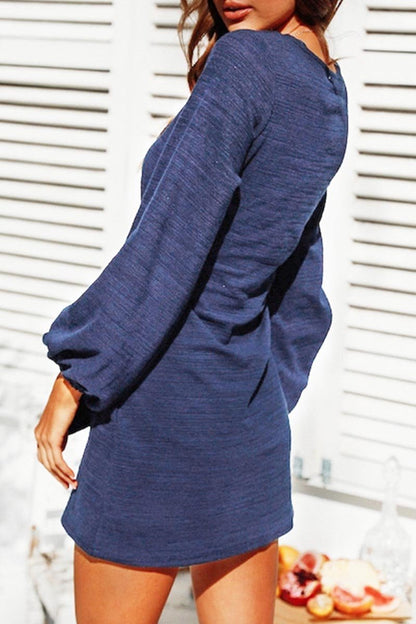 Xakxx New Mini Dress With Belt(3 Colors)