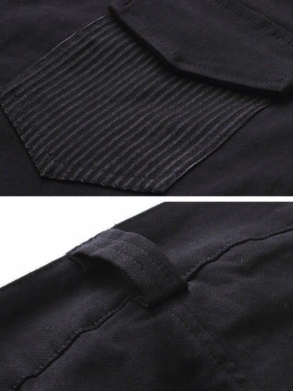 xakxx Original Cool Split-Joint With Pockets Zipper Casual Pants Bottoms