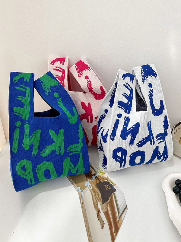 xakxx Original Graffiti Contrast Color Bags Accessories