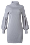 Xakxx O Neck Autumn Sexy Dress(3 Colors)