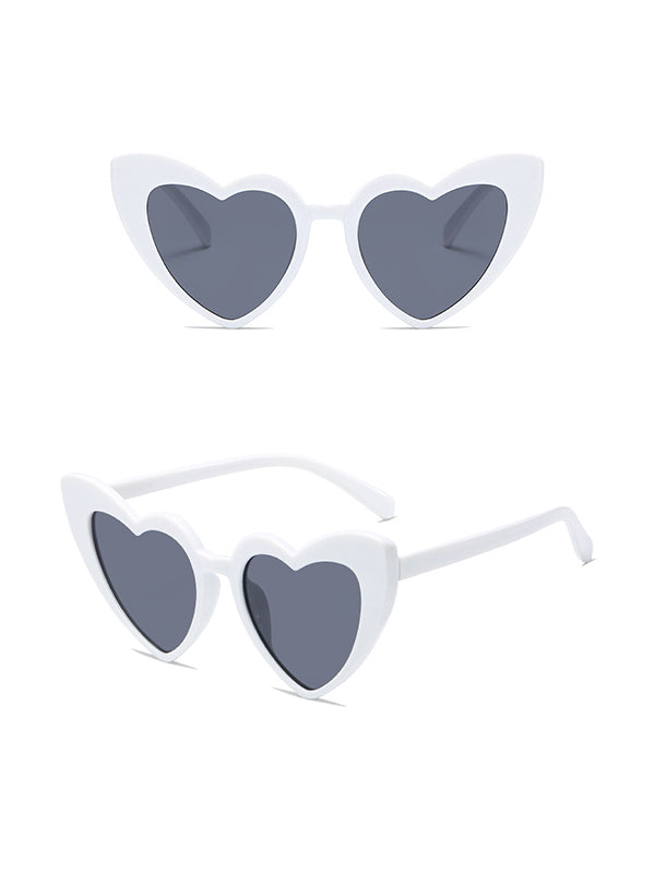 xakxx Heart Shape Sun Protection Sunglasses Accessories