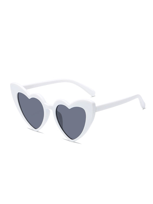 xakxx Heart Shape Sun Protection Sunglasses Accessories