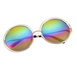 xakxx Fashion Women 7 Colors Retro Casual Round Sunglasses