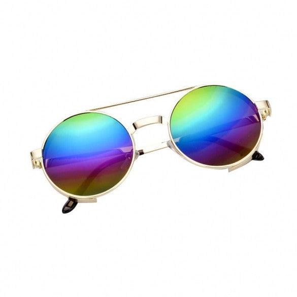 xakxx Retro Round Lens Frame 2 Colors Sunglasses