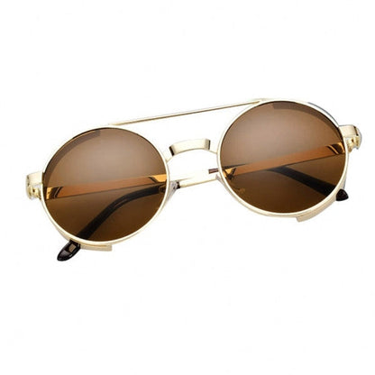 xakxx Retro Round Lens Frame 2 Colors Sunglasses