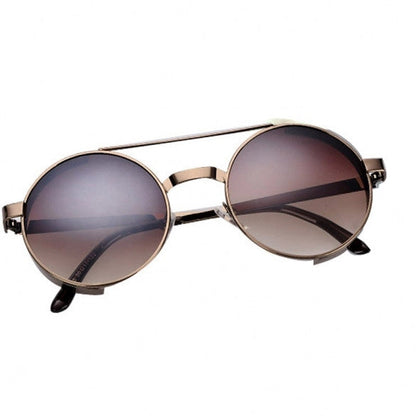 xakxx Retro Round Lens Frame 2 Colors Sunglasses