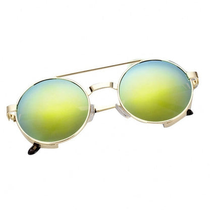 xakxx Retro Round Lens Frame 2 Colors Sunglasses
