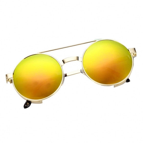 xakxx Retro Round Lens Frame 2 Colors Sunglasses