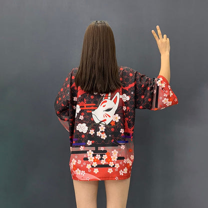 xakxx xakxx Womens tops and blouses harajuku kawaii shirt Japanese streetwear outfit kimono cardigan female yukata blouse women  AA001