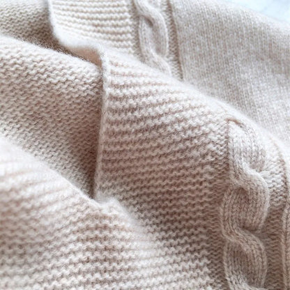 xakxx xakxx-New 100%Pure Wool Cashmere Vest Women V-Neck Thick Sleeveless Wild Sweater Autumn Large Size Waistcoat Knit Vest Pullover