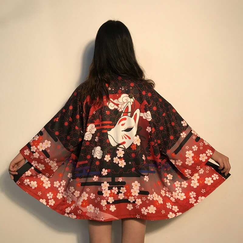 xakxx Womens tops and blouses  harajuku kawaii shirt Japanese streetwear outfit kimono cardigan female yukata blouse women AZ004