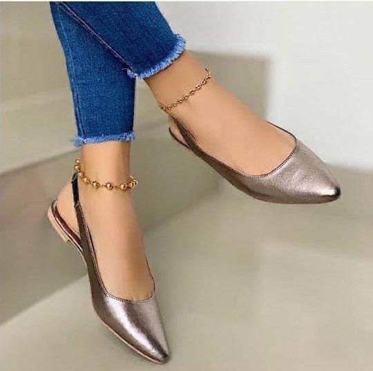 xakxx Back to school supplies Summer Wedges Sandals Women Shoes Classic Pointed Toe Buckle Ankle Shoes For Female Solid Color Slingback Slippers