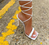 xakxx Summer Women High Heels Crystal Sandals Wedding Bridal Stiletto Glitter Prom Elegant Stripper Diamond Shoes Sexy  Ankle Strap