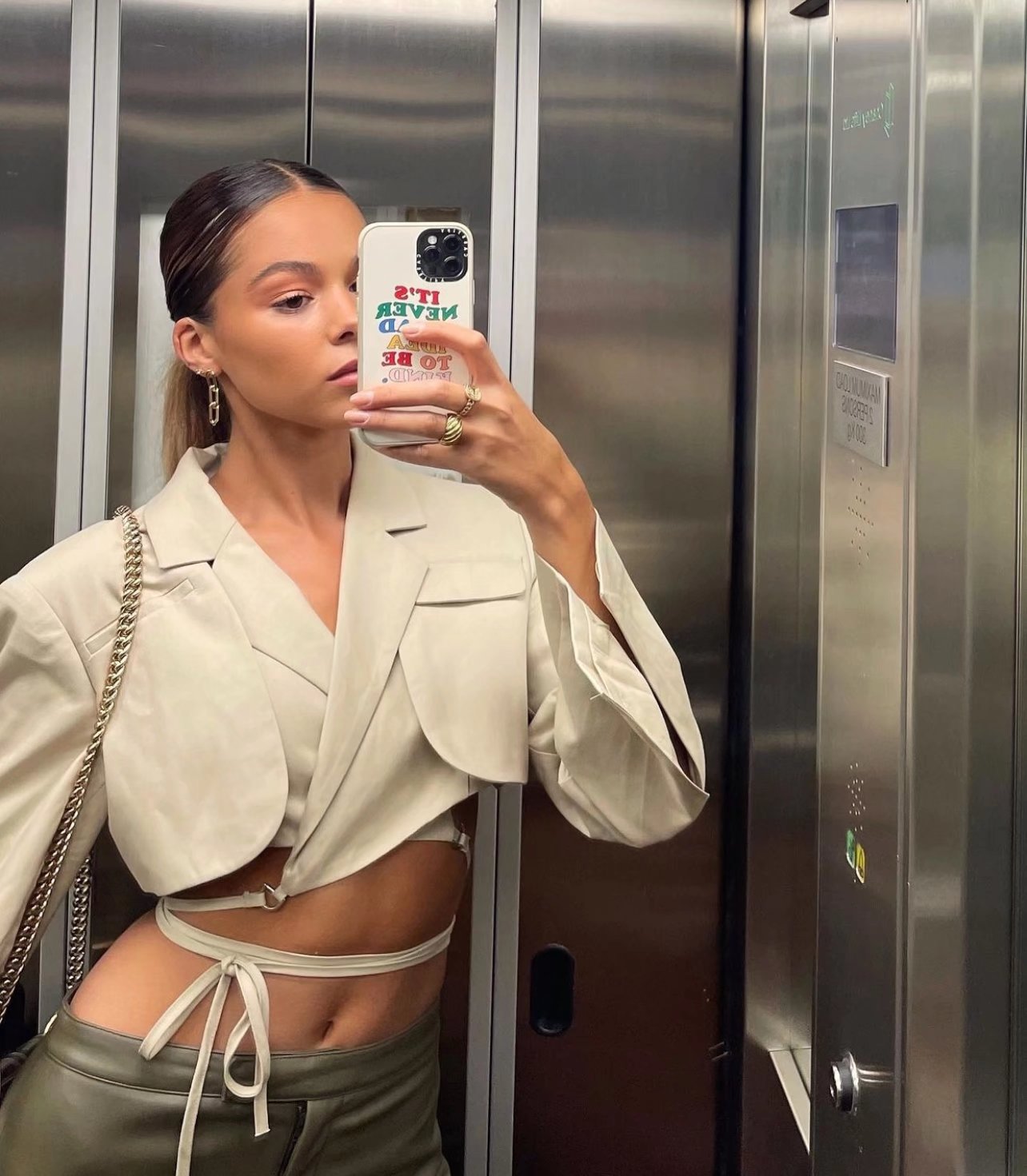 xakxx Gray Double Layer Bandage Slim Blazer Women Long Sleeve Pocket Short Jacket Female Notched Collar Outwear Tops New