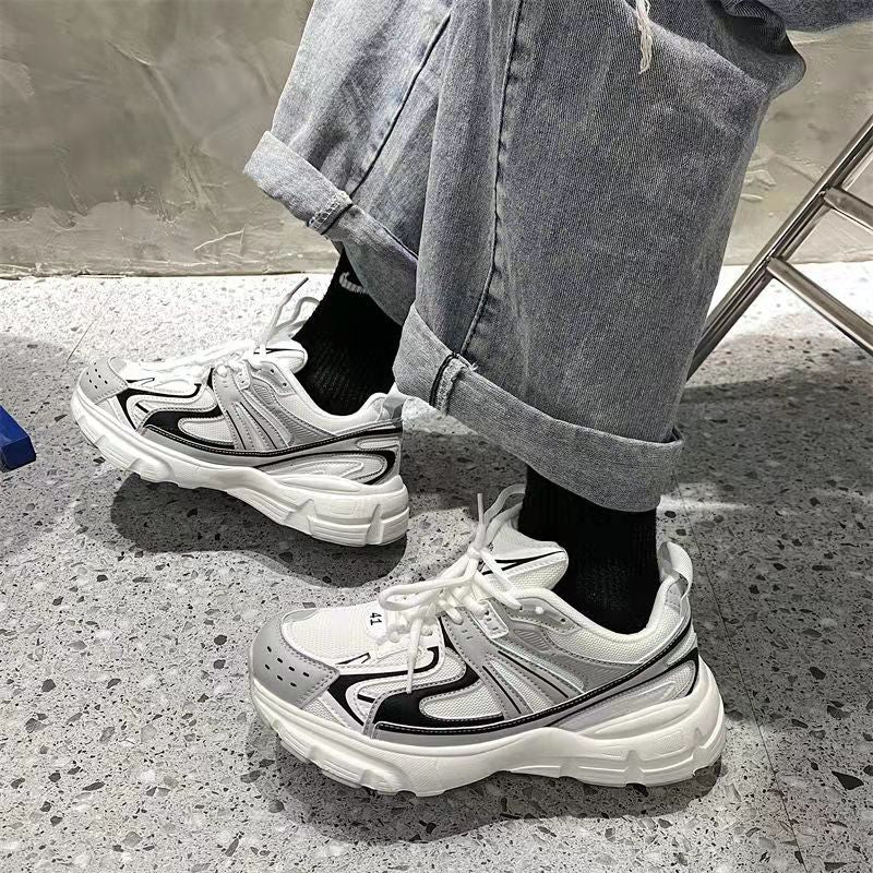 xakxx Sneakers Women Fashion Platform Vulcanized Shoes 42 Spring Breathable Women's Chunky Sneakers Size 41 Zapatillas Mujer