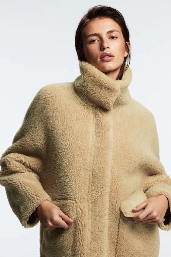 xakxx Winter Thicken Warm Jacket Coat Women Casual Fashion Lamb Faux Fur Overcoat Fluffy Cozy Loose Outerwear Female