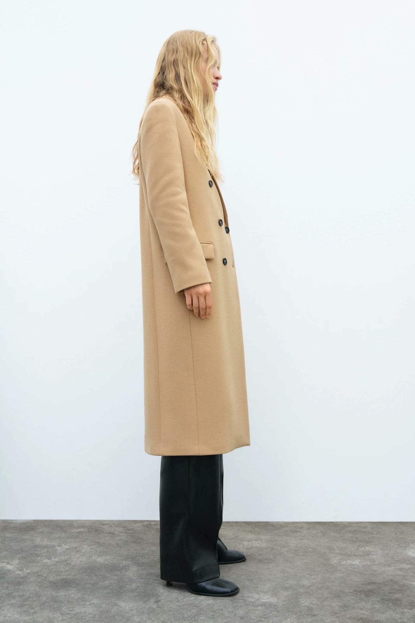 xakxx Women Autumn New Double Breasted Jacket Overcoat Vintage Long Sleeve Female Outerwear Chic Tops