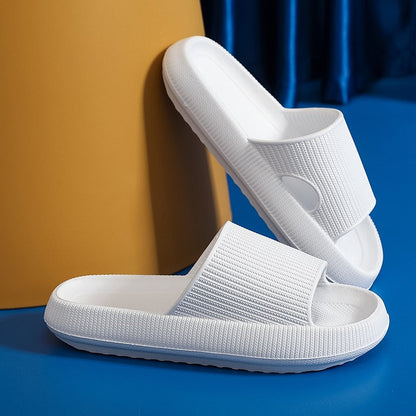 xakxx Home Slippers Summers Thick Platform Womens  Sandals Indoor Bathroom Anti-Slip Slides Ladies Men's Shoes Mules