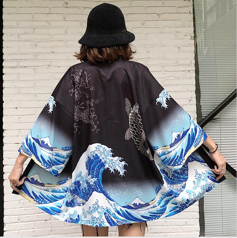 xakxx xakxx Womens tops and blouses harajuku kawaii shirt Japanese streetwear outfit kimono cardigan female yukata blouse women  AA001