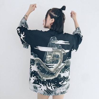 xakxx Womens tops and blouses  harajuku kawaii shirt Japanese streetwear outfit kimono cardigan female yukata blouse women AZ004