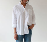 Casual Loose Women Shirts  Autumn New Fashion Collar Plus Size Blouse Long Sleeve Buttons White Shirt Women Tops Streetwear