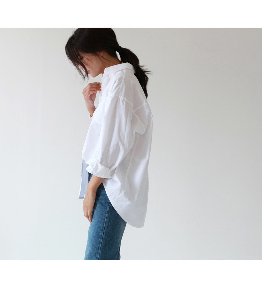 Casual Loose Women Shirts  Autumn New Fashion Collar Plus Size Blouse Long Sleeve Buttons White Shirt Women Tops Streetwear