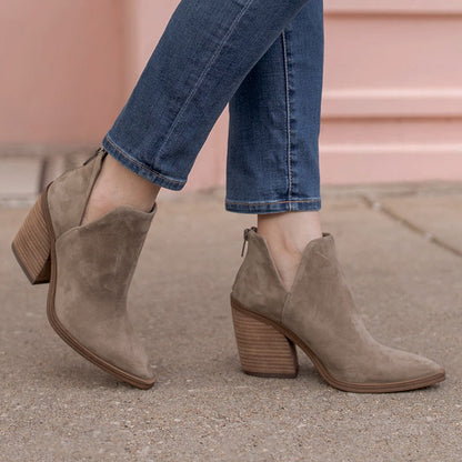 xakxx  Autumn Winter Women Ankle Boots Fashion Pointed Toe High Heels Zipper Boots Female Shoes Roman Pumps Booties Botas Mujer