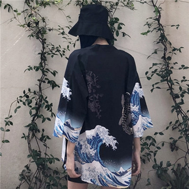 xakxx Womens tops and blouses  harajuku kawaii shirt Japanese streetwear outfit kimono cardigan female yukata blouse women AZ004