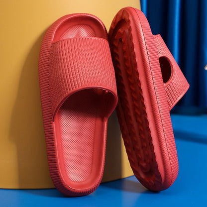 xakxx Home Slippers Summers Thick Platform Womens  Sandals Indoor Bathroom Anti-Slip Slides Ladies Men's Shoes Mules