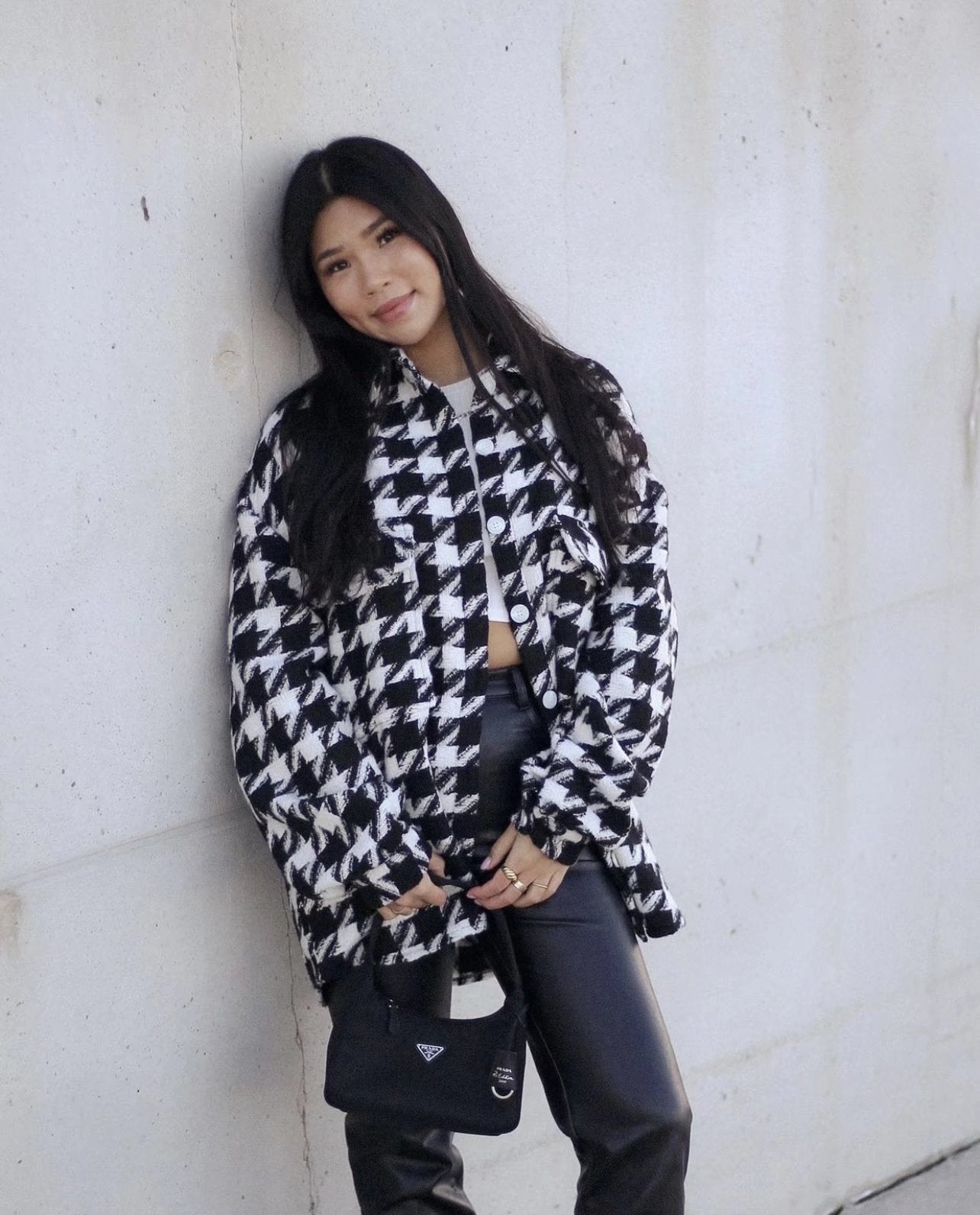xakxx Plaid Jacket Women Coat Autumn Winter Vintage Stylish Pockets Oversized Jacket Female Coat Casual Warm Chic Tops