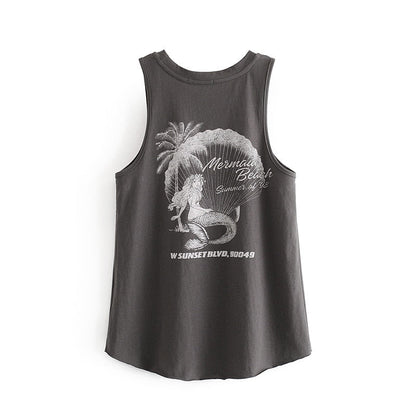 xakxx Casual Apricot T-Shirt Cartoon Print Soft Cotton Plus Size Short Sleeve High Fashion Oversized Summer Tees Ladies