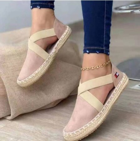 xakxx Women's Sandals Summer Female Slippers Flat Woman Peep-toe Comfort Slip-on Casual Shoes Mujer Slingback