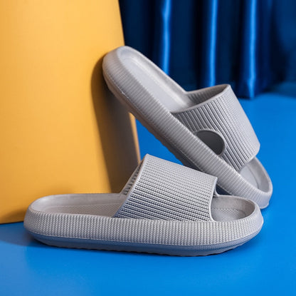 xakxx Home Slippers Summers Thick Platform Womens  Sandals Indoor Bathroom Anti-Slip Slides Ladies Men's Shoes Mules