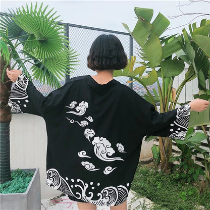 xakxx xakxx Womens tops and blouses harajuku kawaii shirt Japanese streetwear outfit kimono cardigan female yukata blouse women  AA001