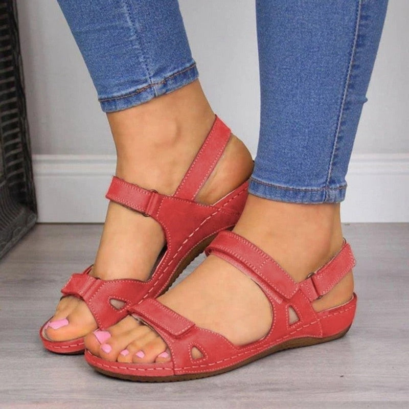 xakxx Women Sandals Soft Stitching Ladies Sandals Comfortable Flat Sandals Open Toe Beach Shoes Footwear Zapatos De Mujer Wholesale