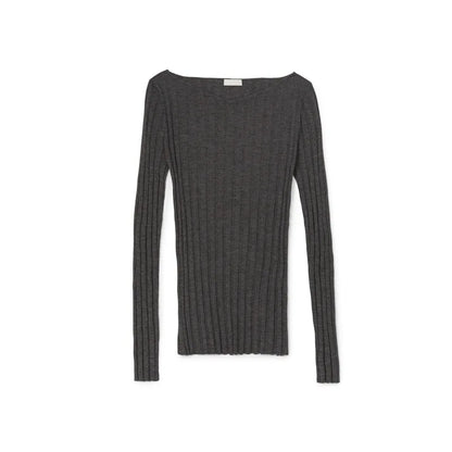 xakxx xakxx Women's Undershirt Winter Female Clothing Casual Slim Long Sleeve Knit Sweater Pullover