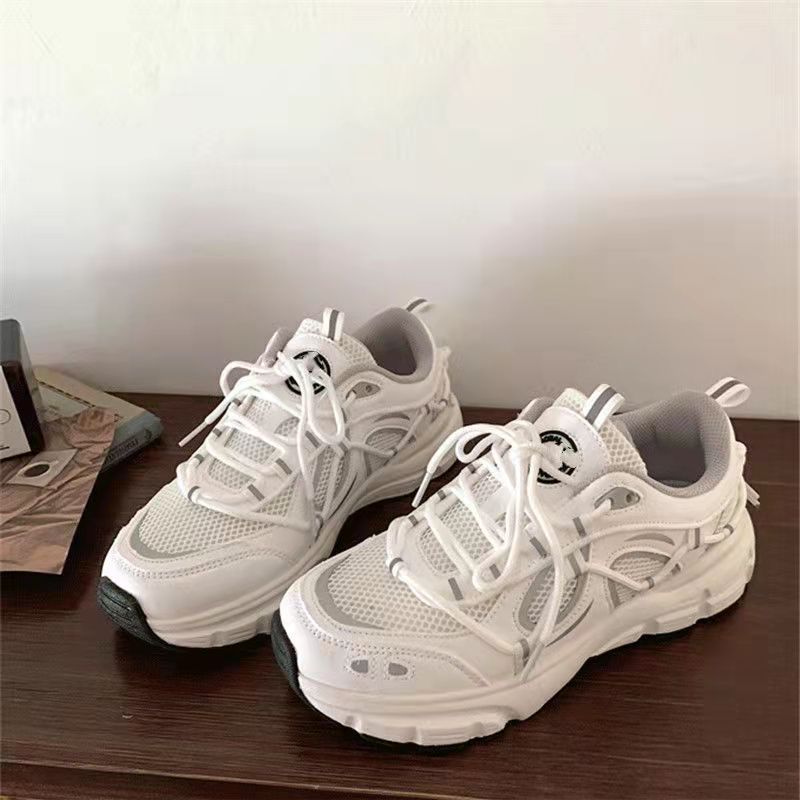 xakxx Sneakers Women Fashion Platform Vulcanized Shoes 42 Spring Breathable Women's Chunky Sneakers Size 41 Zapatillas Mujer