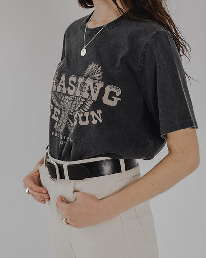 xakxx Streetwear Letter Print Oversized Tshirt Women Summer O Neck Short Sleeve Tops Casual Loose Ladies Tee