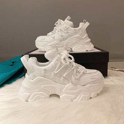xakxx Autumn Women Chunky Sneakers New Design Colorful Woman Shoes Thick Sole Fashion Girls Platform Sneakers Ladies Sport Shoes