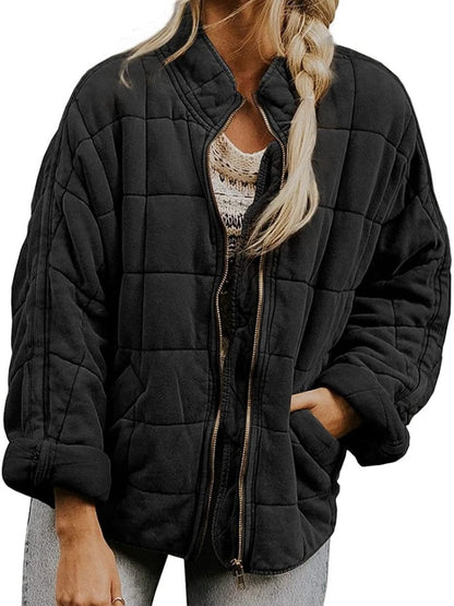 xakxx Coats Woman Winter  Jacket Varsity Vintage Clothes Loose Bomber Thickened Warm Tops Streetwear Fashion Women Heavy Jackets