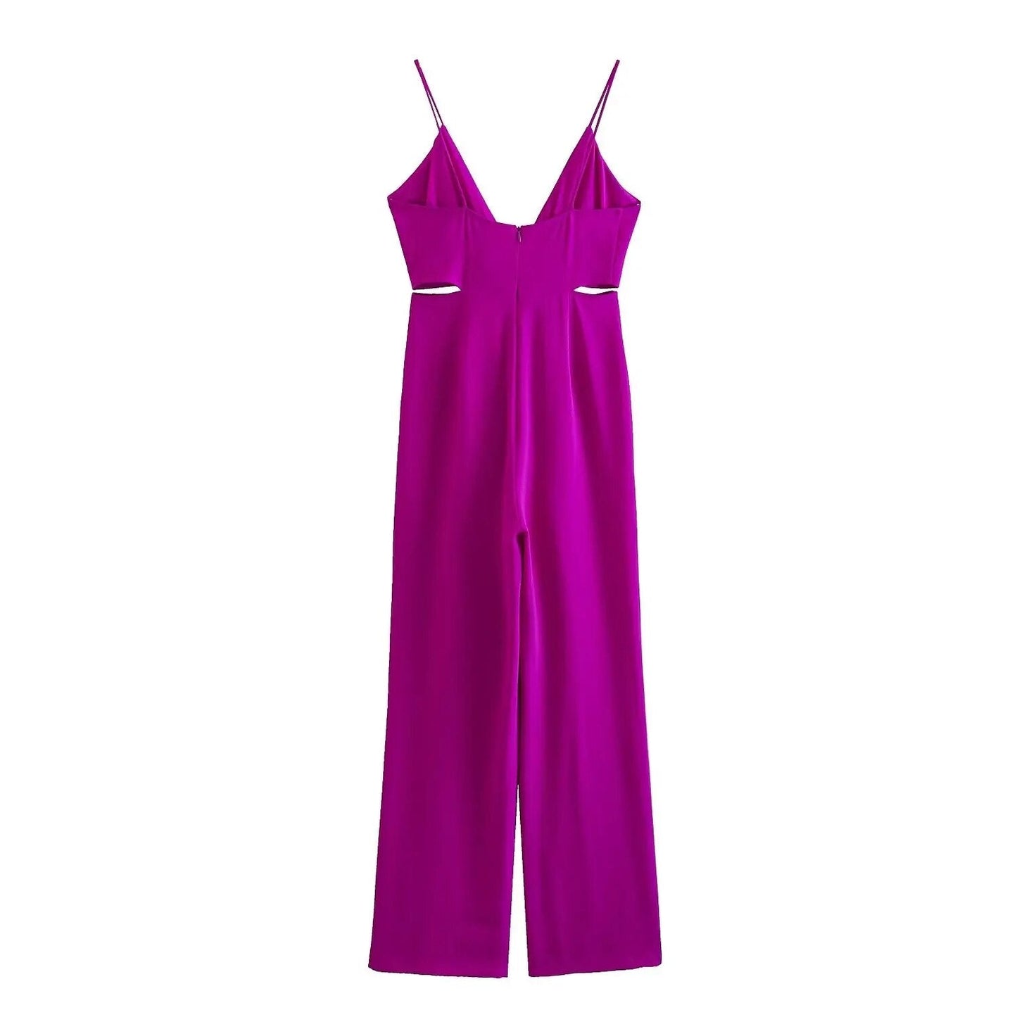 xakxx xakxx - Summer new women's casual sexy European and American style women's temperament retro opening design long jumpsuit