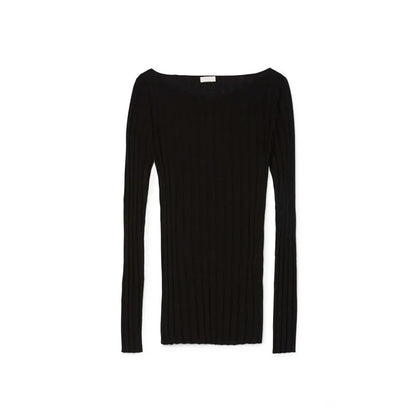 xakxx xakxx Women's Undershirt Winter Female Clothing Casual Slim Long Sleeve Knit Sweater Pullover