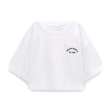 xakxx xakxx - New women's clothing temperament fashion casual sexy Ruili sweet front text embroidery printing short version T-shirt shorts