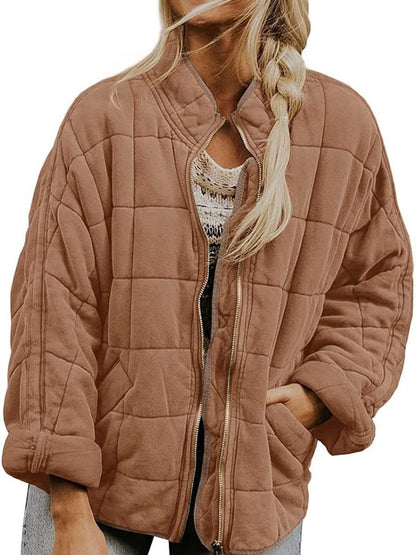 xakxx Coats Woman Winter  Jacket Varsity Vintage Clothes Loose Bomber Thickened Warm Tops Streetwear Fashion Women Heavy Jackets