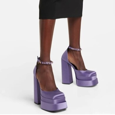 xakxx New Fashion Women Pumps Retro Mary Janes Chunky Heels Sandals Spring Platform Dress Party Wedding Basic Shoes Woman Big Size