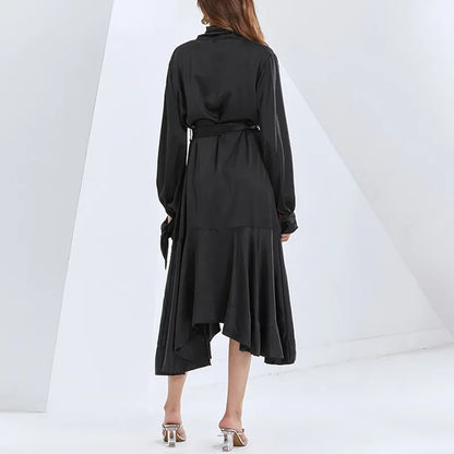xakxx  New Summer In Matching Party Lantern Sleeve Female Elegant Evening Long Dress Cheap with Free Shipping Formal Occasion