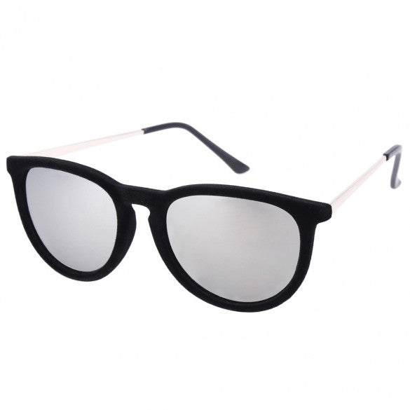 xakxx Vintage Style Women Shade Round Retro Metal Frame Sunglasses