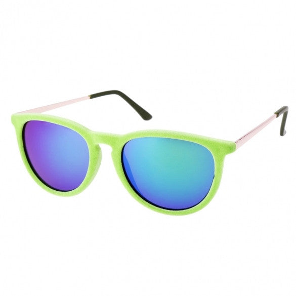 xakxx Vintage Style Women Shade Round Retro Metal Frame Sunglasses