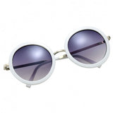 xakxx Vintage Style Unisex Round Lens Gradient UV Protective Casual Outdoor Sunglasses