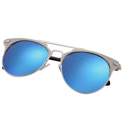 xakxx Women's European Style Metal Frame Big Lens Eyewear Shades  Sunglasses